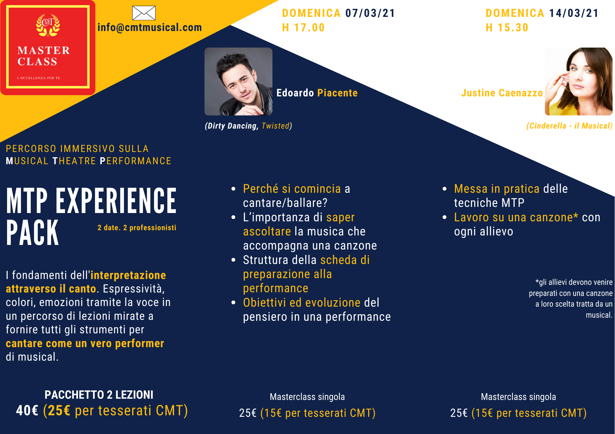 Locandina MTP Experience