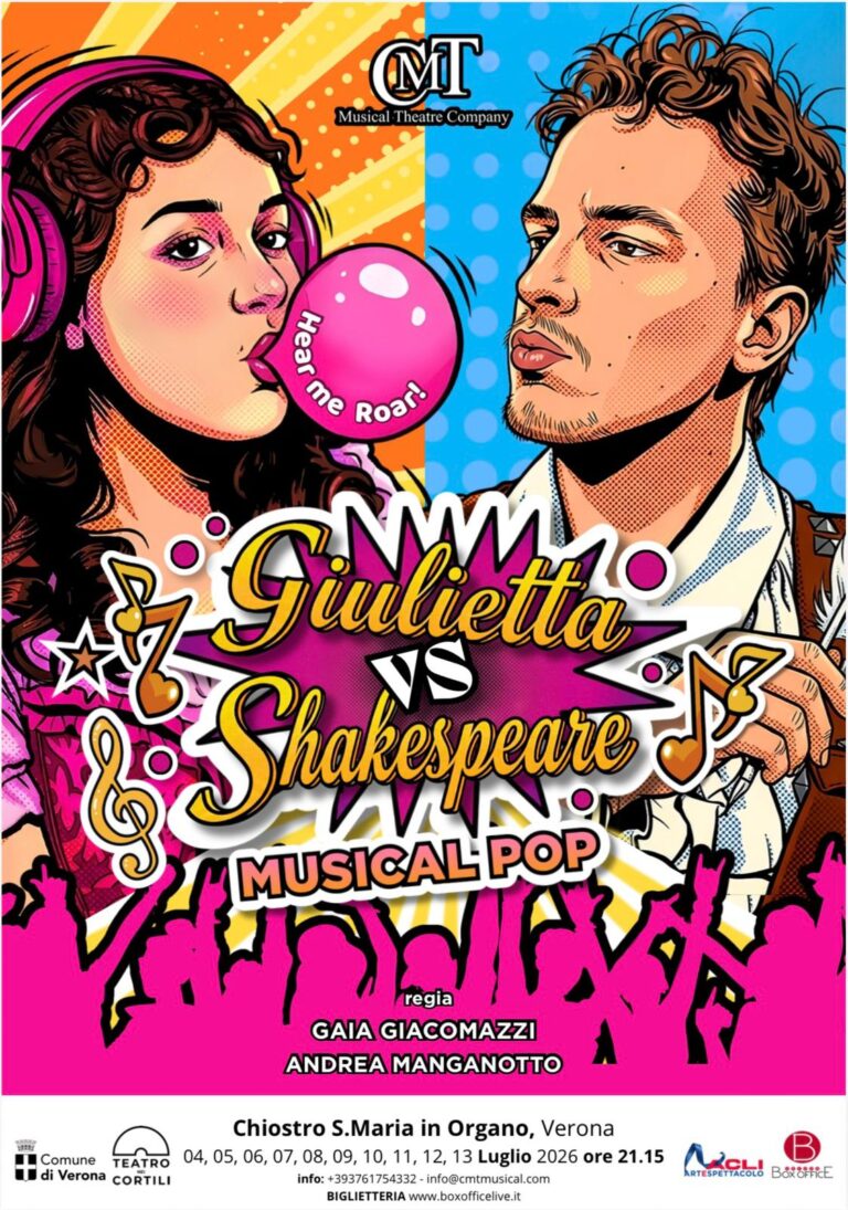 Locandina Giulietta VS Shakespeare, musical pop - CMT MUSICAL